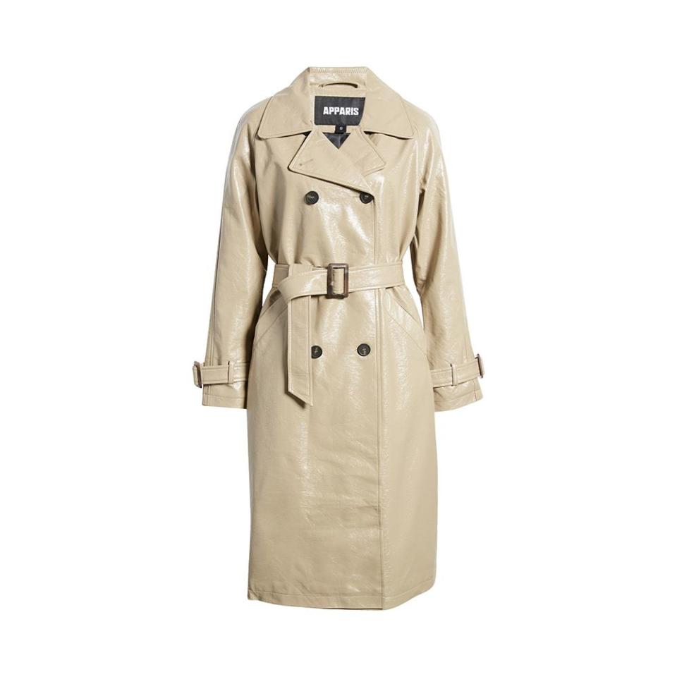 <p><a href="https://go.redirectingat.com?id=74968X1596630&url=https%3A%2F%2Fwww.nordstrom.com%2Fs%2Fdouble-breasted-faux-leather-trench-coat%2F7368586&sref=https%3A%2F%2Fwww.elle.com%2Ffashion%2Fshopping%2Fg44348277%2Fnordstrom-anniversary-sale-fashion-deals-2023%2F" rel="nofollow noopener" target="_blank" data-ylk="slk:Shop Now;elm:context_link;itc:0;sec:content-canvas" class="link ">Shop Now</a></p><p>Double Breasted Faux Leather Trench Coat</p><p>$290.00</p>