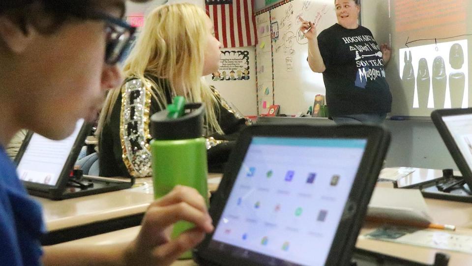 The half-cent sales tax helped Flagler County Schools give every student access to their own computer or iPad. The tax is up for renewal in November.