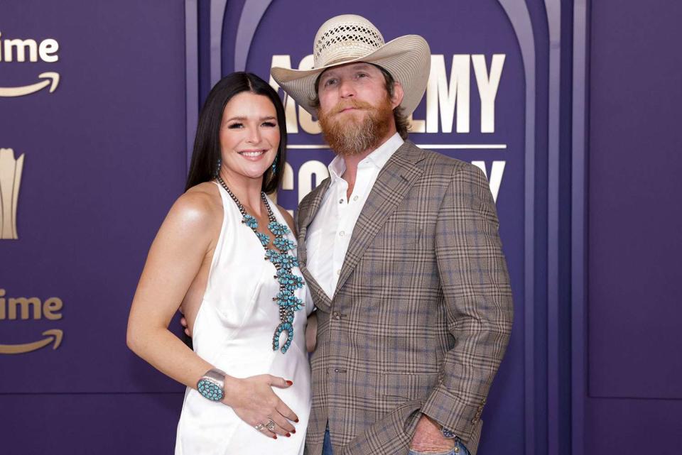 <p>Sebron Snyder/Penske Media via Getty</p> Jenna Paulette and husband Ross at the ACM Awards in Frisco, Texas on May 16, 2024