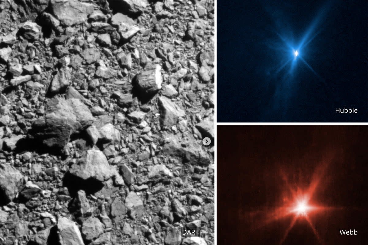 NASA-CHOQUE CON ASTEROIDE (AP)