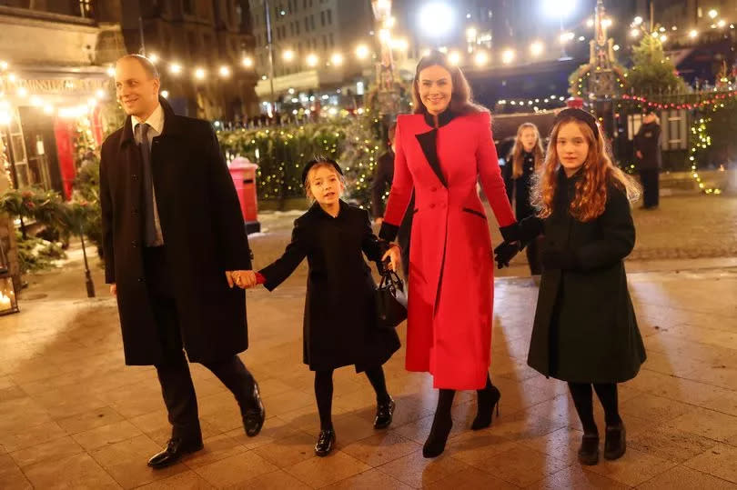 Lord and Lady Frederick Windsor with Maud and Isabella Windsor