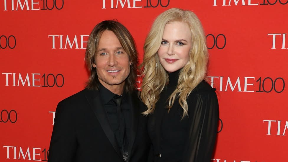 Nicole Kidman and Keith Urban - the proud new parents of a puppy - attend the Time 100 gala in 2017