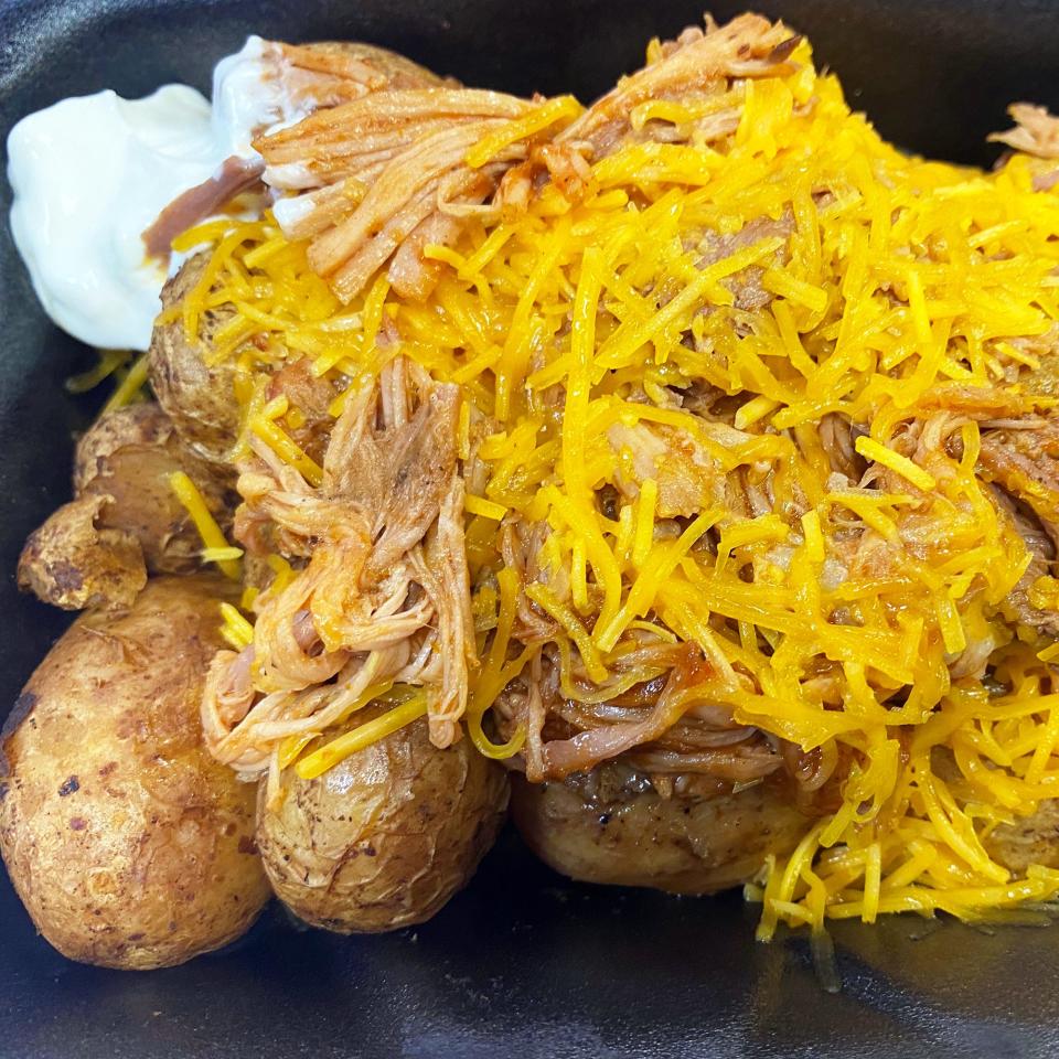 Loaded Pit-tatoes from Pork Producers Association.