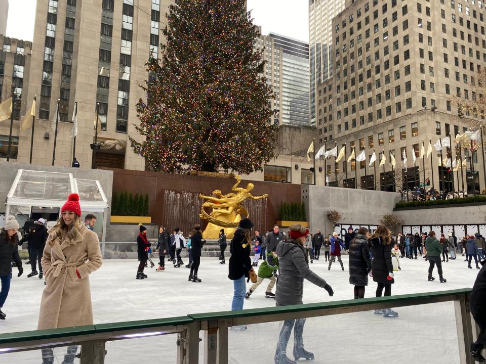 rockefeller center ice skating rink