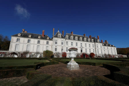 A view shows the garden and the facade of the Chateau de Menars, France November 6, 2017. REUTERS/Gonzalo Fuentes