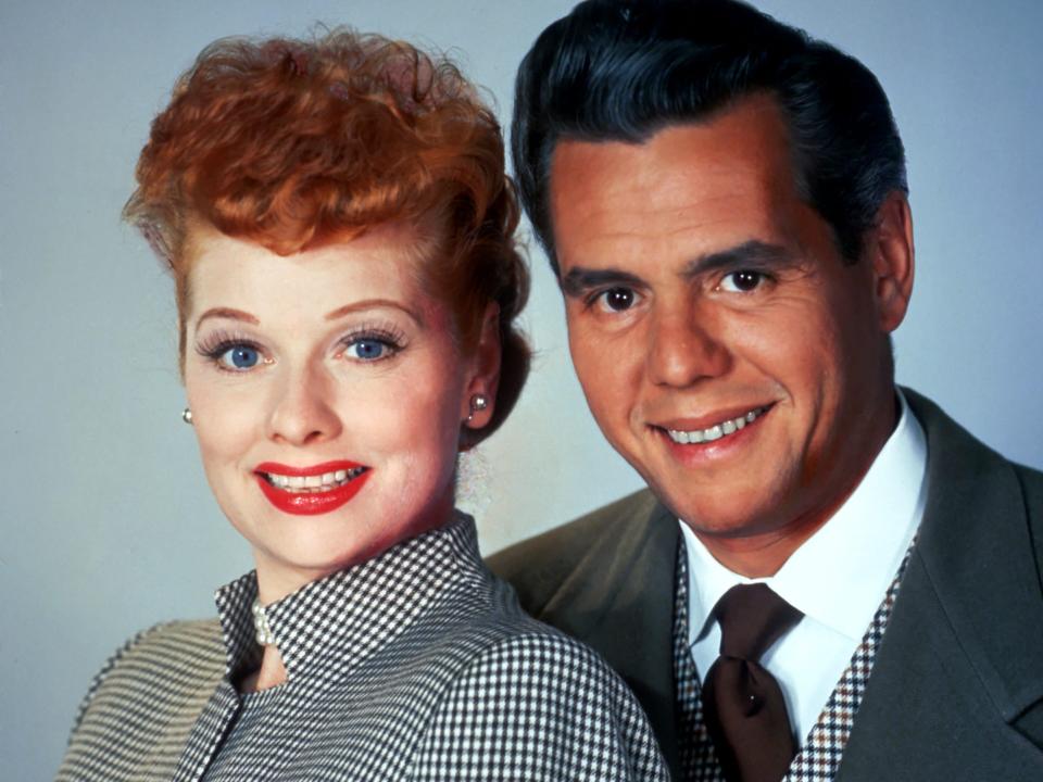 Lucille Ball and husband Desi Arnaz