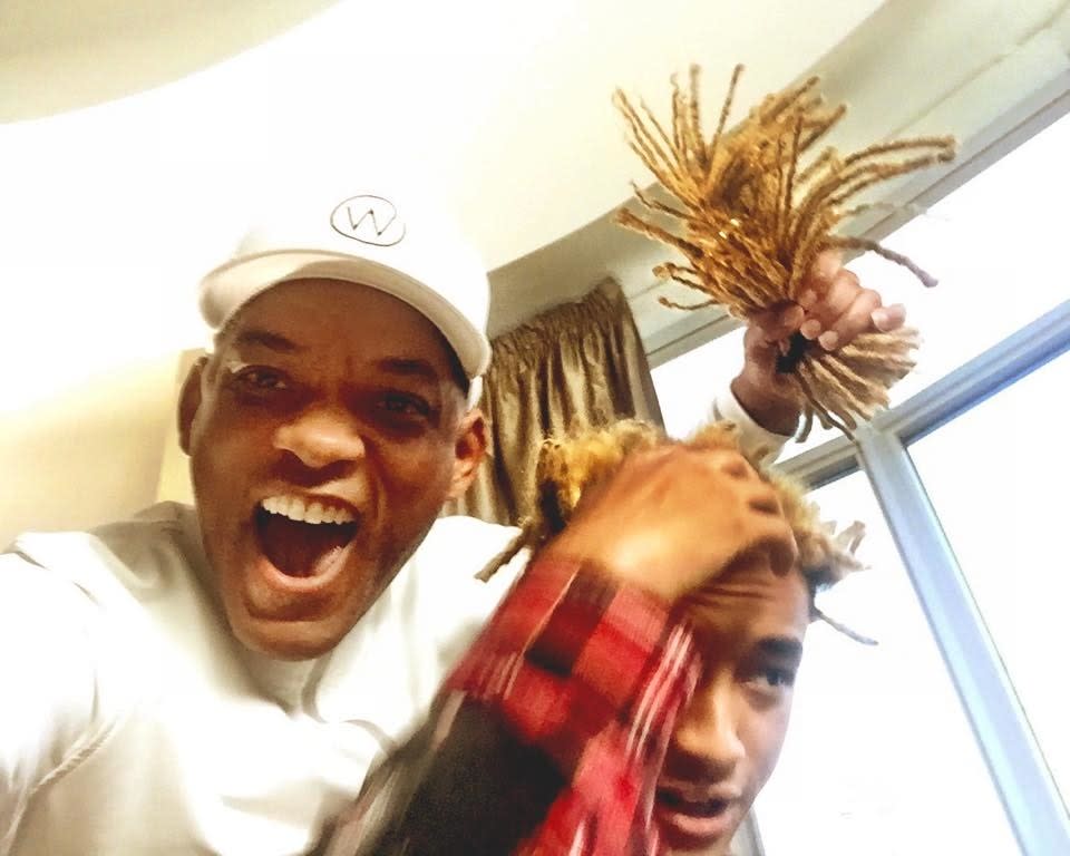 Jaden Smith Loses His Signature 'Do