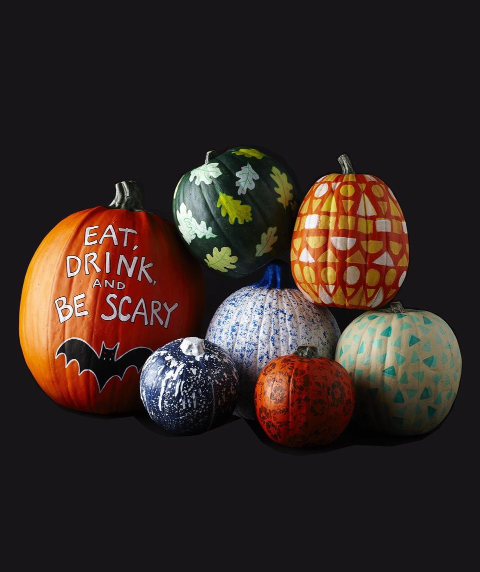 DIY Pumpkin Painting Ideas That Are Way Easier Than Carving