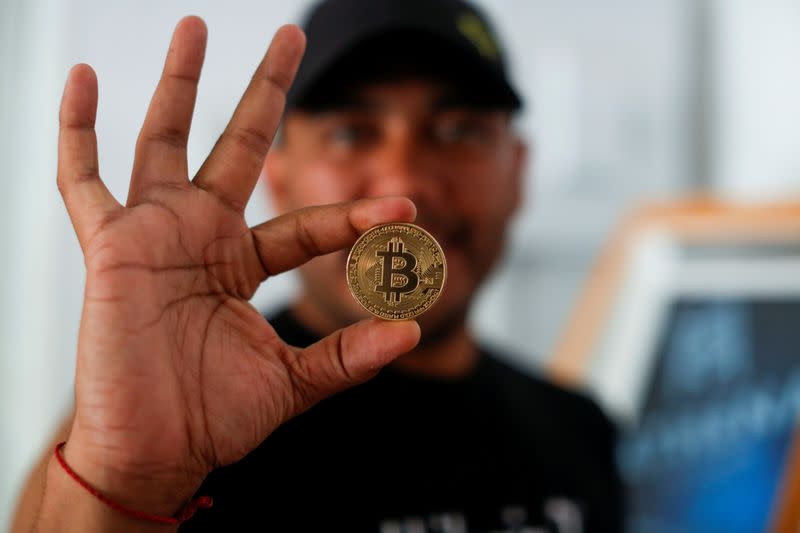 People use Bitcoin in El Zonte Beach in Chiltiupan, El Salvador