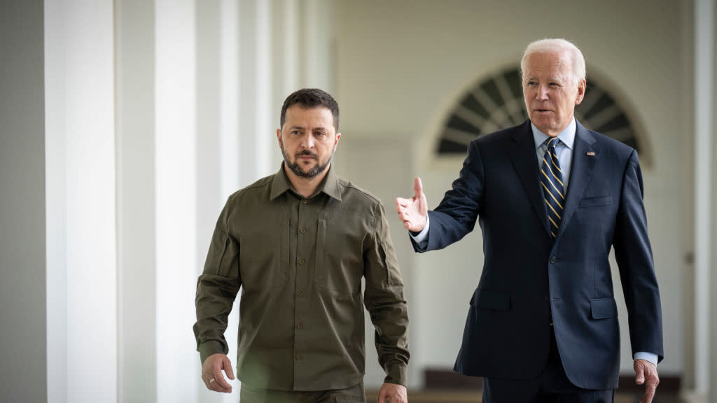  President Biden, Volodymyr Zelenskyy. 