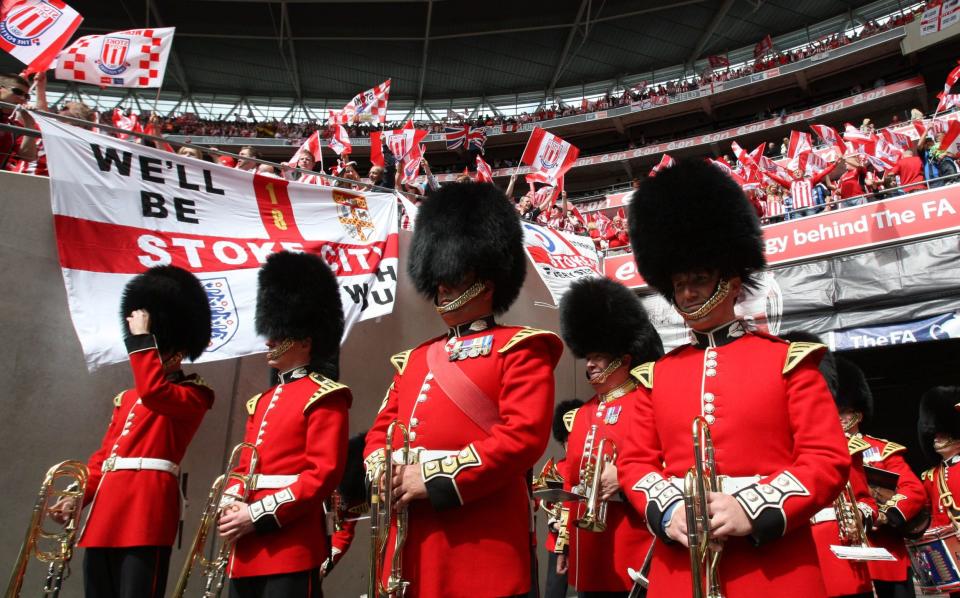 Stoke fans experienced the FA Cup final at Wembley in 2011