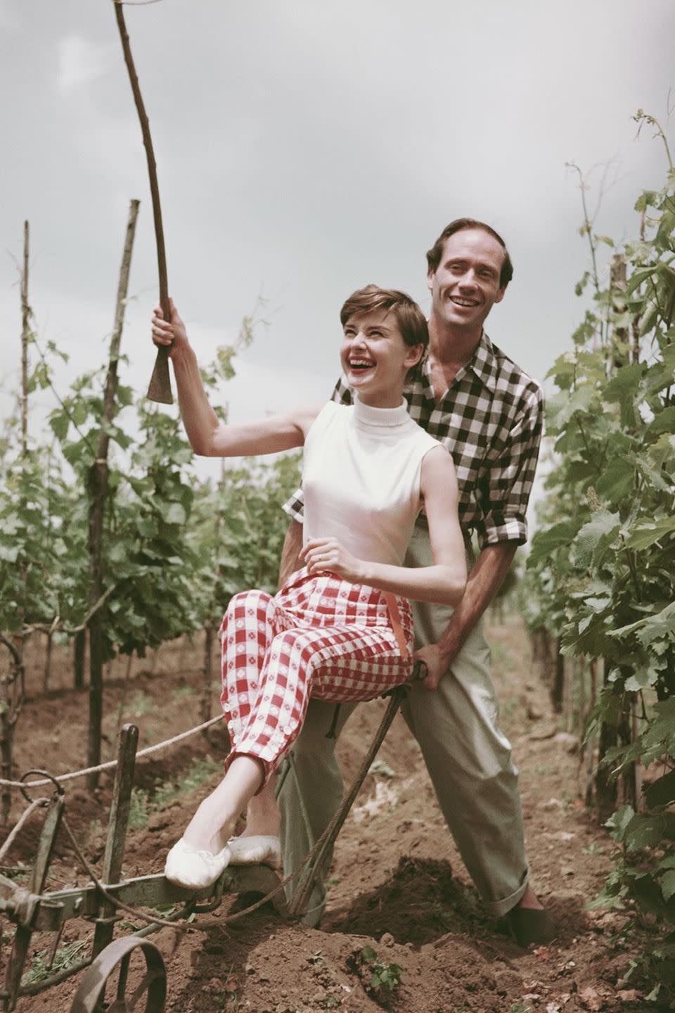 1954: Audrey Hepburn and Mel Ferrer