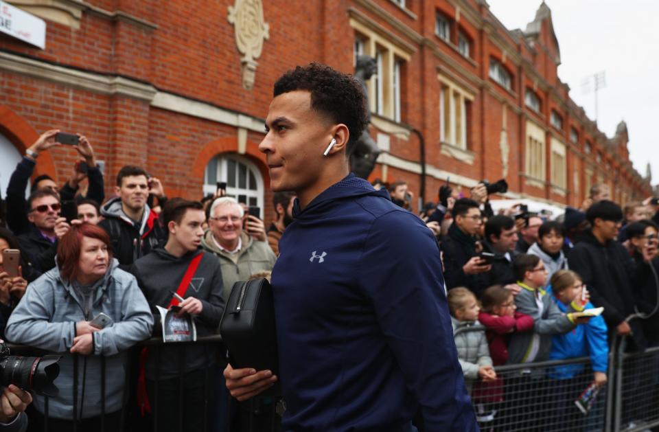 <p>Spurs’ Dele Alli </p>