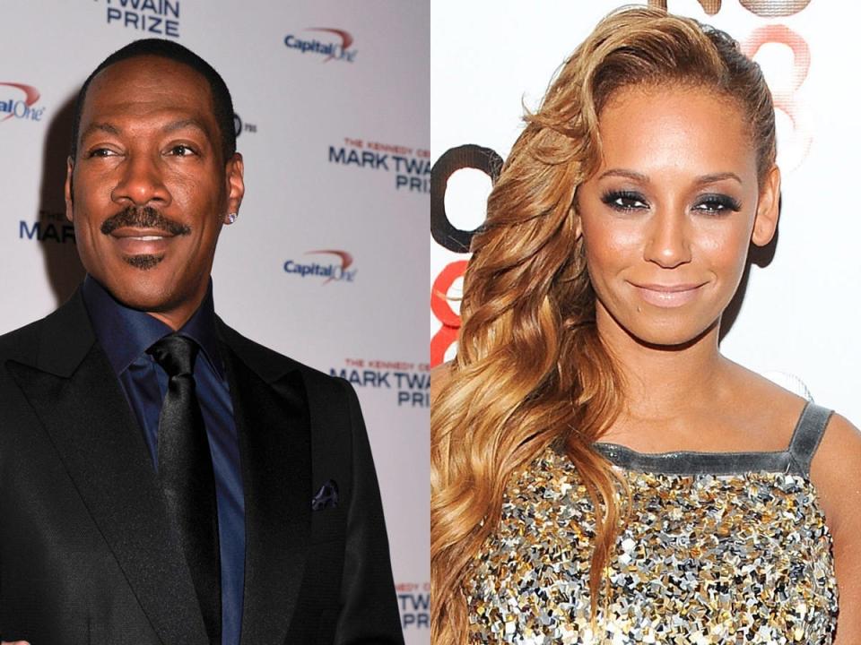 Eddie Murphy and Melanie Brown