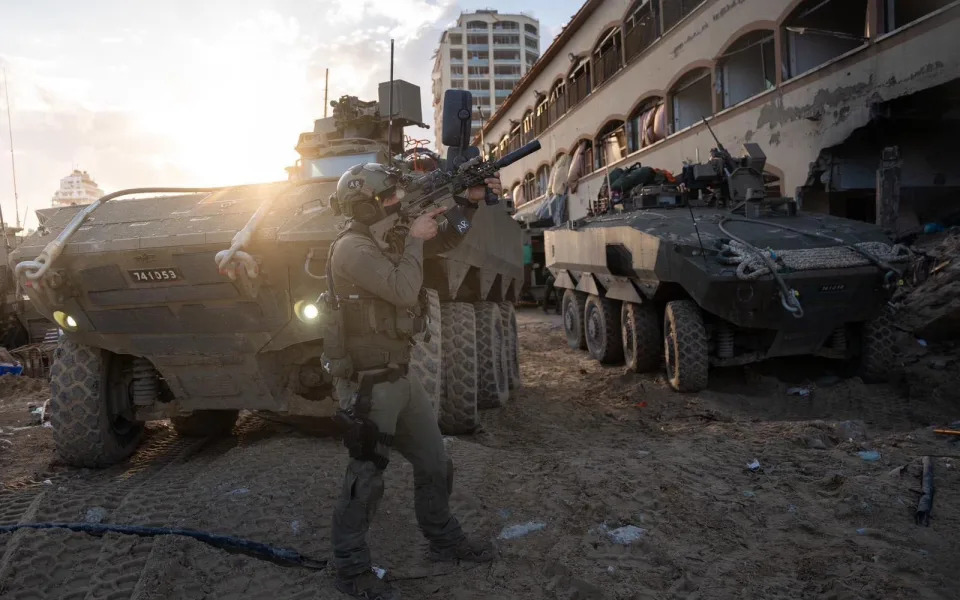 IDF forces in the Gaza Strip