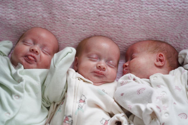 Young Couple Welcomes Amazing Triplets, Splashes Photos on Social Media,  Cute Babies Melt Hearts 