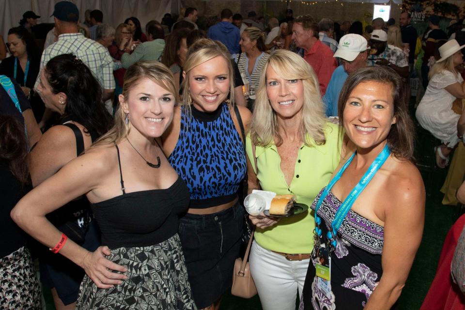 Fans at the fourth annual Game, Set, Pour event at the 2023 Delray Beach Open on Feb. 17, 2023.