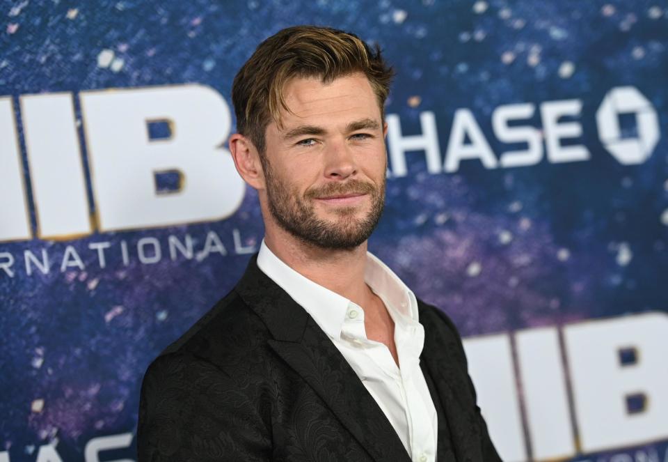 Chris Hemsworth caught wind of the boys' remake (Getty Images)