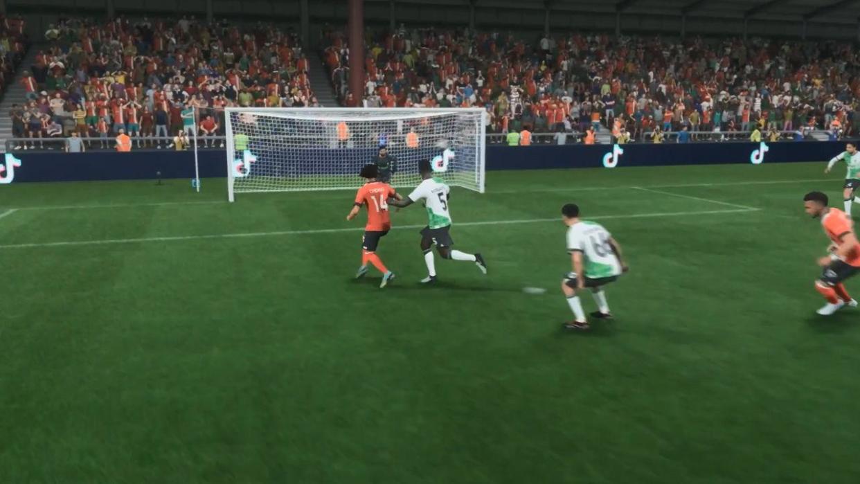 Gamplay featuring Luton Players as seen in the game
