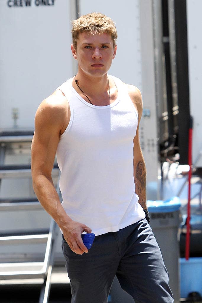 Ryan Phillippe Movie Set