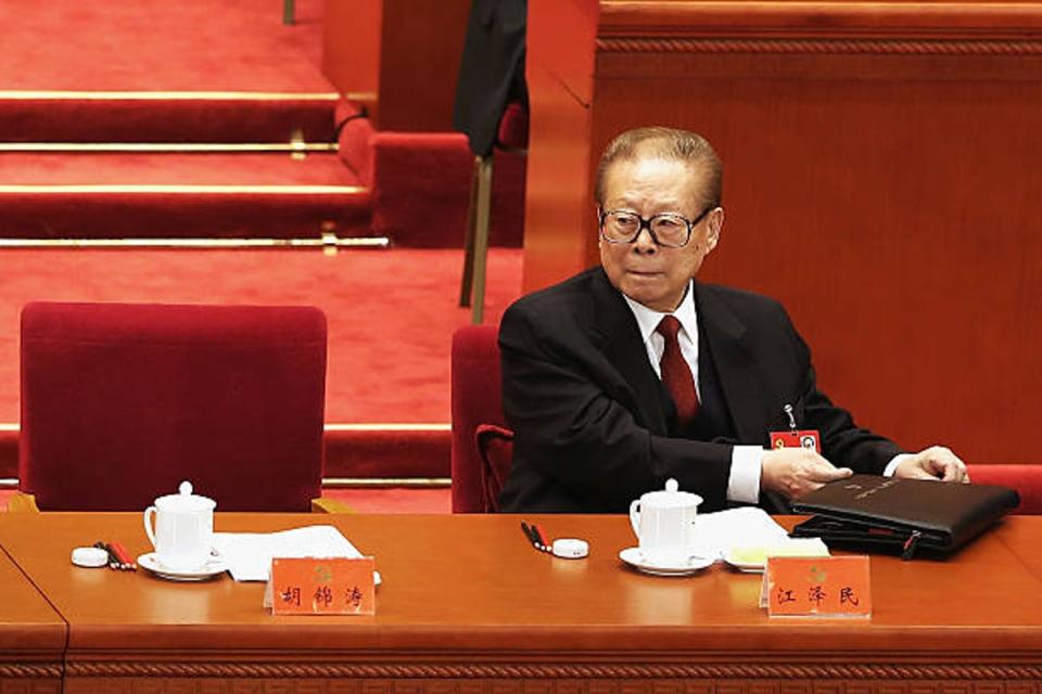 Jiang Zemin was the president of China from 1993 until 2003 (Getty Images)