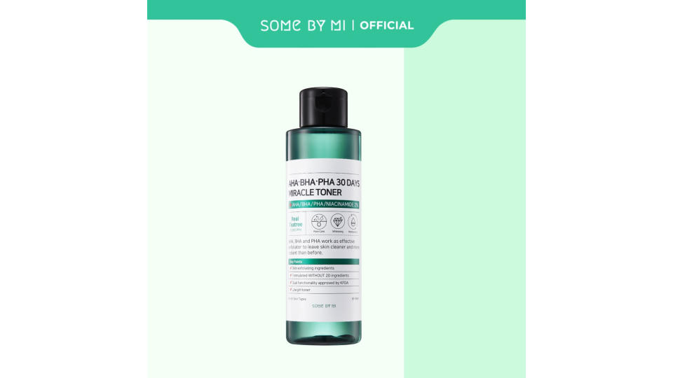 A product image of AHA-BHA-PHA Miracle Toner.