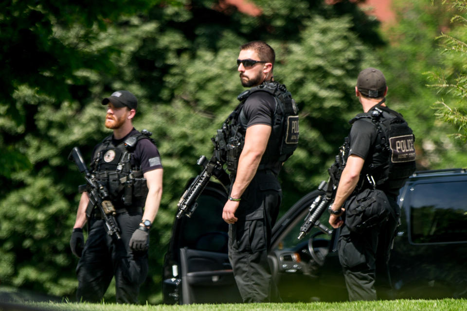 White House on lockdown after report of nearby shooting