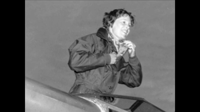 Amelia Earhart broke several records, including being the first woman to fly solo across the Pacific.