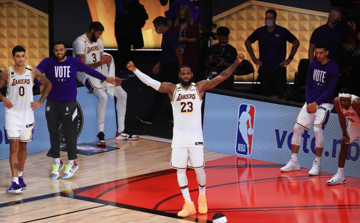 Los Angeles Lakers Youth - LeBron James 2020 Finals Champions MVP