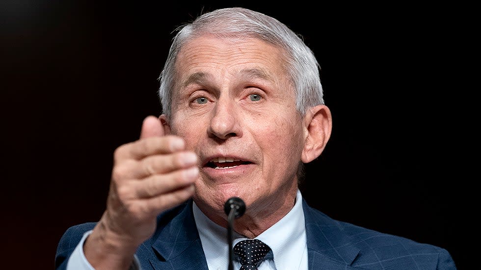 Dr. Anthony Fauci, White House Chief Medical Advisor and Director of the NIAID, answers questions during a Senate Health, Education, Labor, and Pensions Committee hearing on Jan. 11, 2022.