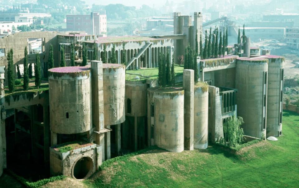 A photograph of La Fabrica outside of Barcelona by architect Ricardo Bofill.