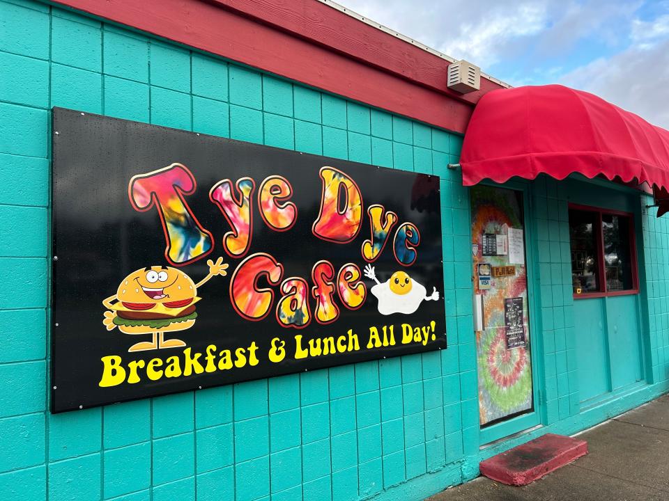 The former Rita's Kitchen on Hartnell Avenue in Redding recently changed its name Tye Dye Cafe. Josh and Skylar Jarred own the restaurant.