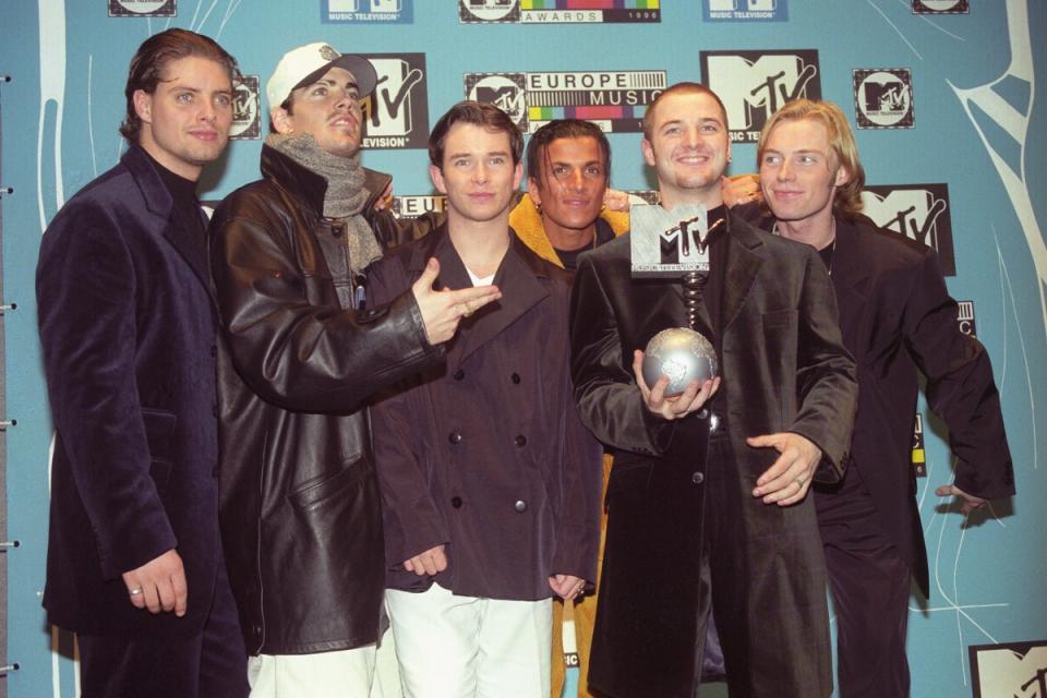 Boyzone in 1996 (PA)