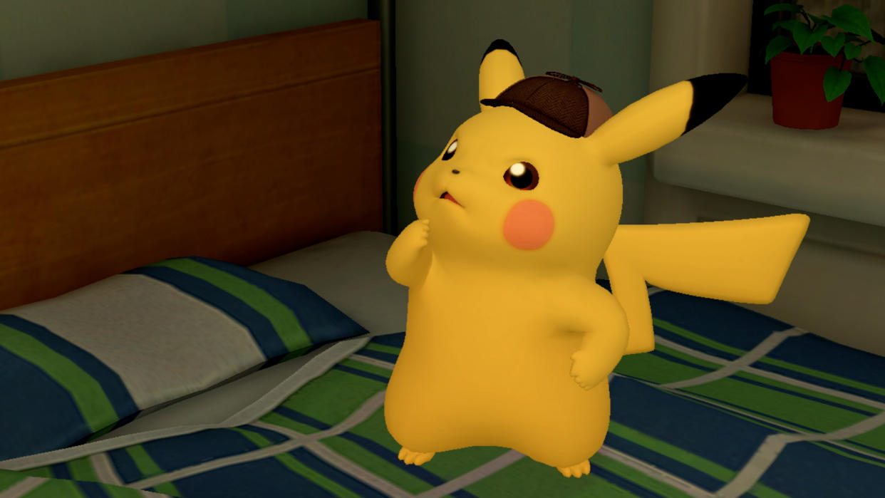  Pikachu considers a problem. 