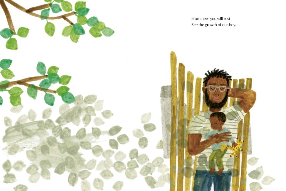 The illustrations feature a range of father and son relationships. (Random House)