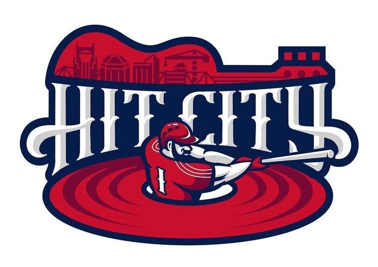 Tyler Earles turned the Nashville Sounds minor-league baseball team into Hit City as part of a re-branding theme night.