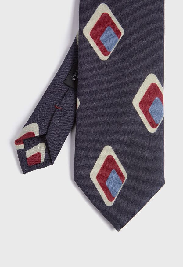 Deco Diamond Wool Tie