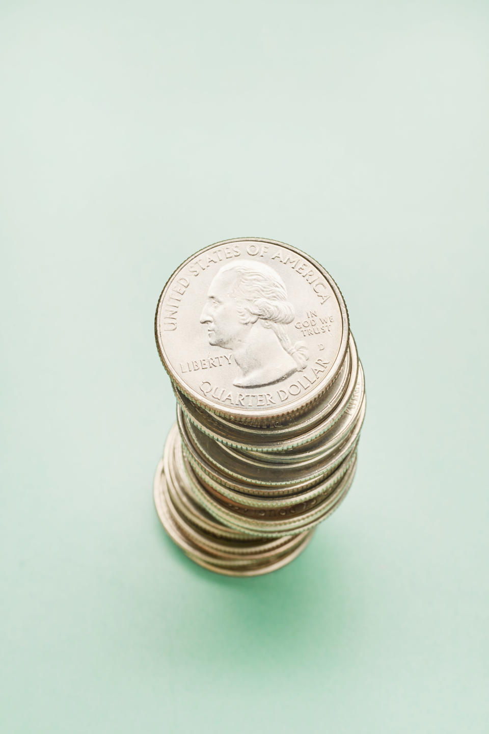 stack of quarters