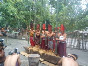 Bayan village daily life: Their culture hails from the Majapahit Hindu Kingdom of the 14th century. (