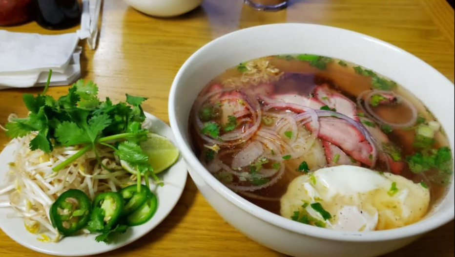 Pho Life's bowls come with fresh cilantro, jalapeno, bean sprouts and lime.