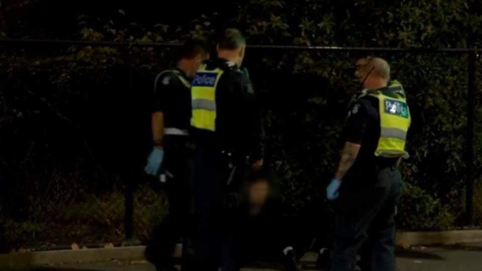 Police have arrested five children after a stolen vehicle was followed across a number of eastern and Melbourne CBD suburbs before being rammed by police in East Melbourne overnight., , Police sighted the stolen Black BMW sedan in Boronia near Mountain Highway at about 10.25pm., , The car was stolen from Footscray on 9 April. 7News