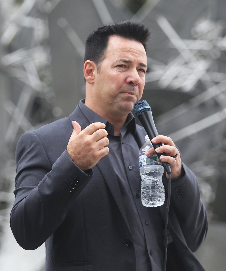 Joel Testa, president and chief operating officer of Testa Cos., pictured in Akron in 2017. (Leah Klafczynski/Akron Beacon Journal)