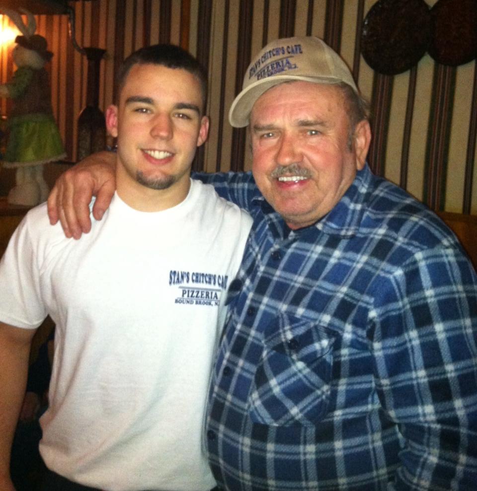 Dylan Cote and Stan Kurkowski at Stan's Chitch's Café.