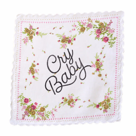 <i>Buy it from <a href="https://www.etsy.com/listing/513920891/cry-baby-handkerchief?ref=shop_home_active_21" target="_blank">SnotBad on Etsy</a> for $10+.</i>