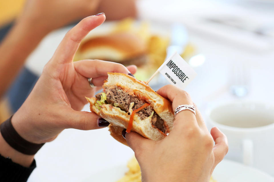 Temasek Holdings invests in Impossible Foods, a California-based startup making plant-based burger patties. (Photo: REUTERS/Beck Diefenbach)