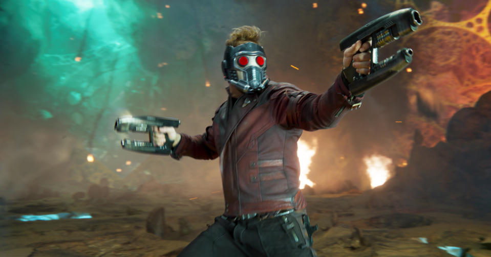 Chris Pratt's Star-Lord/Peter Quill is ready for action (credit: Marvel Studios)