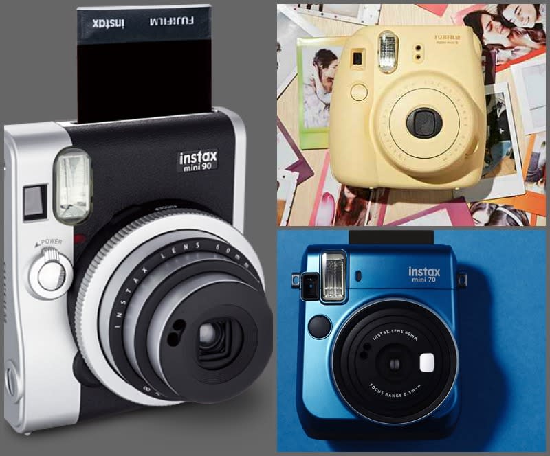 Las cámaras instax de Fujifilm son ya muy populares. Cada vez hay más modelos, según el gusto de cada quien, y siempre podrás recrear esas fotos instantáneas.