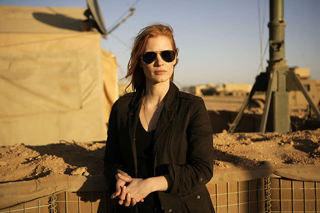 Jessica Chastain stars as Maya in "Zero Dark Thirty" (Jonathan Olley/Columbia Pictures)