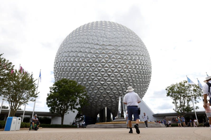 EPCOT was added to the Disney World Orlando theme park in 1982. File Photo by John Angelillo/UPI
