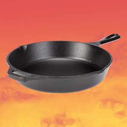 Lodge seasoned cast iron skillet